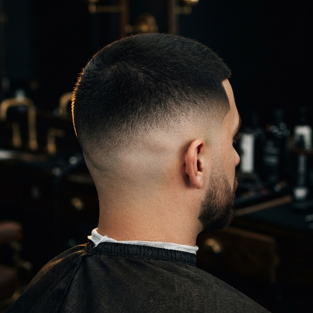 Skin Fade, Nahaufnahme — Barbershop